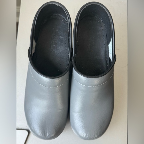 BJORK Pro Ella Leather Clogs in Gray - EU 38 (US 7-7.5) - Picture 2 of 9